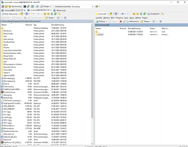 minecraft - minecraft@146.59.23.10 - WinSCP 25.04.2021 21_48_18|638x500